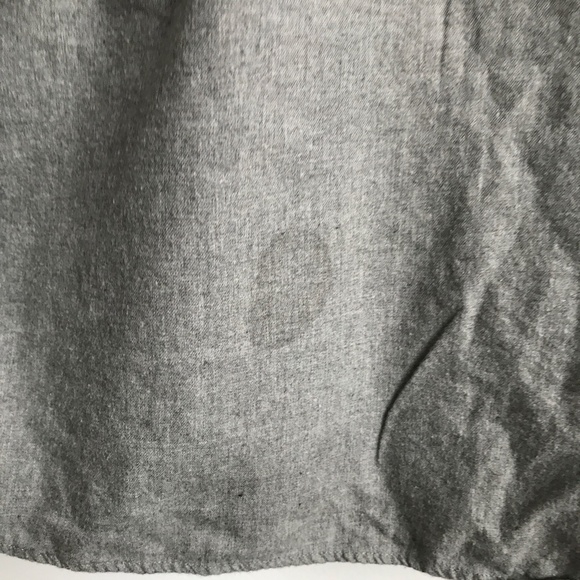 J Crew Brushed Twill Gray Button Shirt Mens XL - Picture 7 of 10